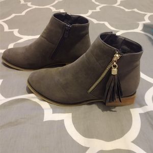 Faux Suede Booties